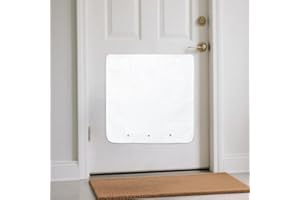 DOINEUFL 20 Inch Letter Box Catcher, Wall Mounted Waterproof Letterbox Cage & letter catcher for Post Boxes,Durable Letterboxes & Accessories, post catcher to Secure Letters & Parcels (White)