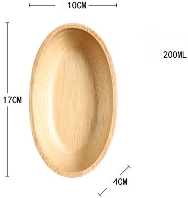 Beautiful Home Kitchen The Hotel Offers A Restaurant Dessert Dish Salad Bowl Fruit Bowl Salad Bowl Solid Wood Bowl Tableware generous ( Size : A )