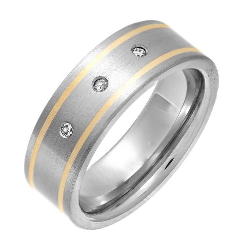 Theia Herren-Ring Silber Gr. 70 (22.3)  5 Diamanten TI4781-7 5x3p/W