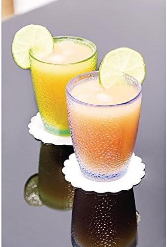 Olympia Kristallon Polycarbonate Pebbled Tumbler Blue - 275ml 9.75oz (Box 6)