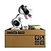 Price comparison product image SODIAL(R) Puppy Doggy Bank Hungry Hound Money Banks Kids Bank Coin-Eating Money Saving Box (Black White)
