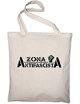 Zona Antifascista, alterta Jutebeutel, Beutel, Stoffbeutel, Baumwolltasche