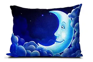 DreamVio Cartoon Printed Velvet Baby Pillow/Cushion/Toys/Soft Toys/Toddler Pillow/Kids Pillow for Baby Boy/Baby Girl (Rectangle Shape) - 14 x 20-inches Style 14