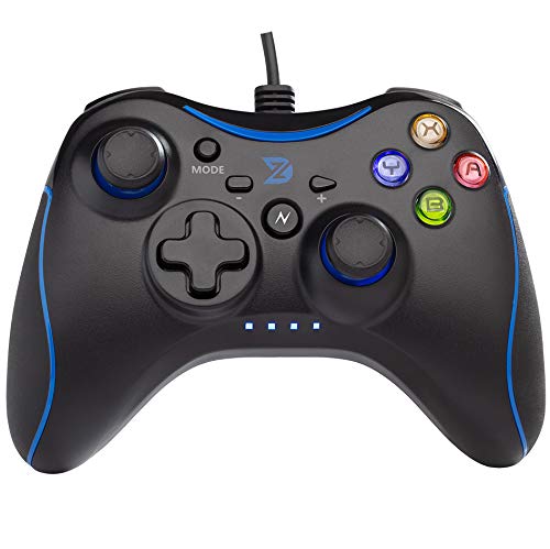 Preisvergleich Produktbild ZD-N Controller-Gamepad (kompatibel: Nintendo Switch, inkl. Bewegungsmelder und Vibrations-Feedback), Blau