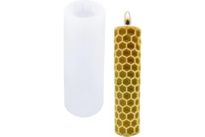 WYAHYQ Stampi per Candele Candele al Miele d'Api Decorazione d'interni Stampo in Silicone Candele per la casa