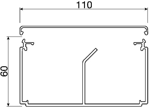 Preisvergleich Produktbild Tehalit Leitungsführungskanal LF 60111 rws