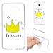 Produktbild Samsung Galaxy A5 2017 Hülle, E-Unicorn Handyhülle Samsung Galaxy A5 2017 Hülle Transparent mit Muster Princess Silikon Durchsichtig Tasche Ultra Slim Dünn TPU Bumper Schutzhülle Stoßfest Hochwertigem Zubehör Set Etui Schale Back Case Cover Rückseite