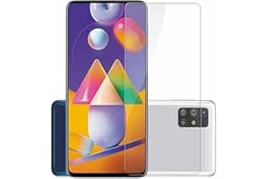 Cracksin [2 sztuki folii ochronnej, kompatybilna z Samsung Galaxy M31s, folia pancerna, szkło zespolone, szkło ochronne, szkło hartowane, krystalicznie przezroczyste, odporne na zarysowania, olej, 2 sztuki