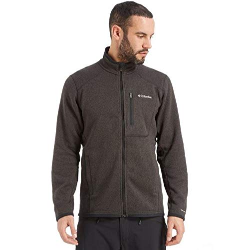 Columbia Altitude Aspect Forro Polar, Hombre, Negro (Black Heather), S
