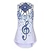Produktbild Hot!!Damen Losen Top, OYSOHE Neueste Damen Bandagen ärmellose Weste Top Musical Notes Drucken Strappy Tank Tops (M, Blau)