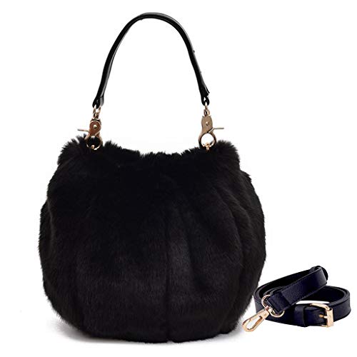 Huafi , Sac bandoulière pour femme - Noir - Noir,