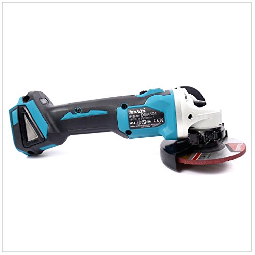 Makita DGA 504 Z 18 V Li-Ion Akku 125 mm Winkelschleifer Solo – nur das Gerät, ohne Akku, Lader, Koffer - 3