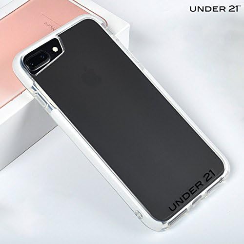 iPhone 8 Plus Cover, 7 / 6s / 6 Hybrid Bumper (£15 OFF) [Transparent] Clear Cover [Impact Resistant] Shockproof [Anti Scratch] Case [Shock Absorbing] Protective [Anti Drop] 2017 [Cross Generation] (iPhone 7 Plus/6s Plus/6 Plus, White)