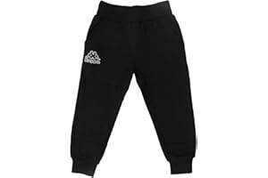 MARBEL Kappa Pantalone Tuta Bambino Ragazzo in Cotone Felpato. Pantaloni Bimbo Invernale