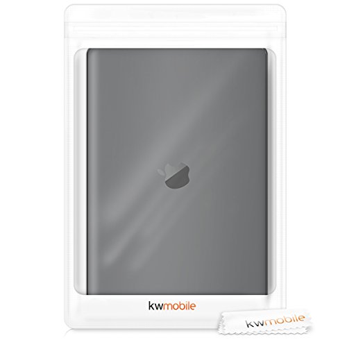 kwmobile Laptop H  lle f  r Apple MacBook Pro 15   ab 2016  Touchbar - Crystal Laptopschutzh  lle Cover Case Schwarz Transparent - Transparente Notebo