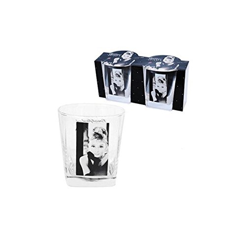 Preisvergleich Produktbild Audrey Hepburn-Set 2 Whiskygläser Audrey Hepburn