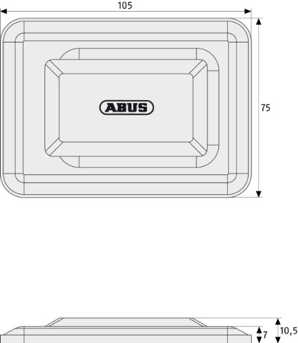 ABUS Gitterrostsicherung GS40, 36002 - 3