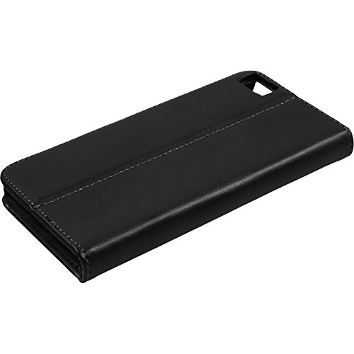 PhoneNatic Cubierta de cuero artificial para Xiaomi Mi 5s - Bookstyle negro - Cover Cubierta   protector de pantalla