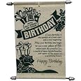 Jiyansh Creation Happy Birthday Scroll Card with Sweet Message Ideal for All Kind of Relation (Friend, Brother, Sister), Wonderful Gift Item. Size - 43.18x22.86cm