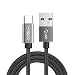 Produktbild Holigoo USB Typ C Kabel, 2M Nylon umgeflochtenes USB 3.0 Schnelle Aufladung USB C Cable Ladekabel und Datenkabel USB C auf USB 3.0 für MacBook Pro , samsung galaxy s8 , Huawei Mate 10 P9 P10, One Plus 2/3, Nokia N1, Google ChromeBook Pixel, Nexus 6P/5X (6.6ft Grau)