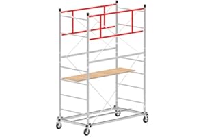 SC EDIL FABBRICA TRABATTELLI Échafaudage hauteur de travail 3,90 m en acier série SCEDILUX Made en Italy | SCEDIL…