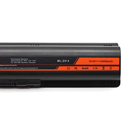 LENOGE Hochleistung Neu Akku Für HP Li-ion Ersatz Laptop Batterie (Mit Samsung Zellen) Compaq Pavilion DV4 DV5 DV6 G60 G50 G70 G61 Presario CQ60 CQ40 CQ50 Serie Kompatible Teil Nummern: 484170-001 - 3