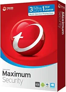 Trend Micro Maximum Security 2020 - Global Version (Windows/Mac/Android/iOS) - 3 User, 1 Year (Email Delivery in 2 Hours - No CD)