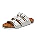 Produktbild ODRD Sandalen Shoes Lässige Womens Cork Buckle Strap Hausschuhe Sliders Mule Sandalen Slip On Flats Flip-Flops Schuhe Strandschuhe Freizeitschuhe Turnschuhe Hausschuhe