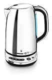 WMF Skyline Vario Wasserkocher, mit Temperatureinstellung 1,6 l, 3000 W, 5 Stufen 60° - 100°, Kalk-Wasserfilter, cromargan poliert