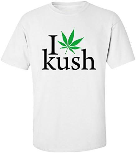 PAPAYANA - I Love Kush - Men's Fun T-Shirt - Printed Tee - Cutton - Regular Fit Small to 5XL