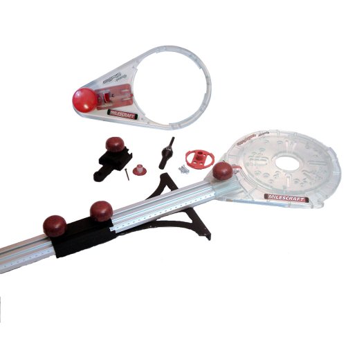 Preisvergleich Produktbild Fräszirkel & Fräsanschlag und Ausgleichsplatte für die Oberfräse