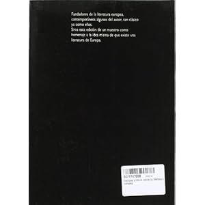 Ensayos críticos acerca de la literatura europea (Literatura y debate crítico)