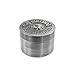 Produktbild Bulldog Grinder Silber Skanka Amsterdam Kräuter Mühle Mahlwerk für Feinste Pollen. Der Hochwertiger Pollen-Grinder für Gewürz- und Tabak-Waren. Die Kraut-Mühle zermahlt und zerkleinert Getreide, Kaffee, Kräuter, Gras (Bulldog Silber)