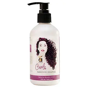 Anveya Curls Cleansing Shampoo for Curly Hair, 250ml