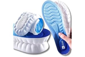 EWAYZ 4D Cloud Technology Plantar Fasciitis Relief Arch Support Orthopedic Insoles Relieve Flat Feet Heel Pain Shock Absorption Comfortable Inserts Insoles for Men and Women (Medium EU 41-42)