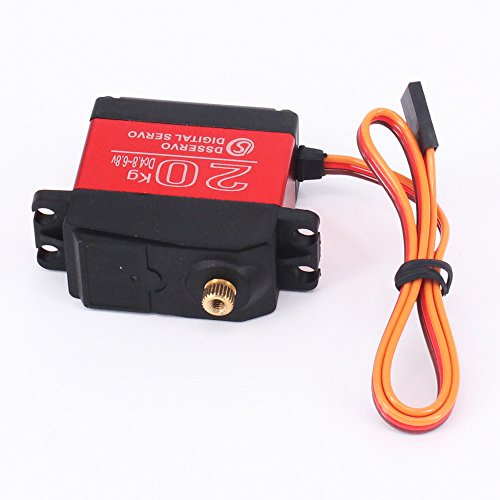 DS3218 RC Servo Wasserdichtes Aluminiumoberteil Einachsiges Servo Metallzahnrad digitales Servo baja 20kg Servo für RC Auto (control angle 180) - 4