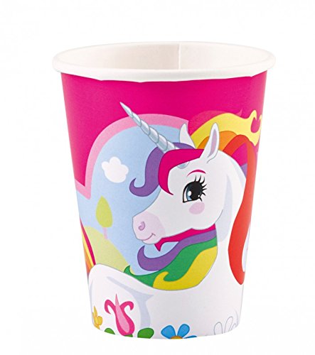 52 Teile Regenbogen Einhorn Party Deko Set für 16 Kinder - 3