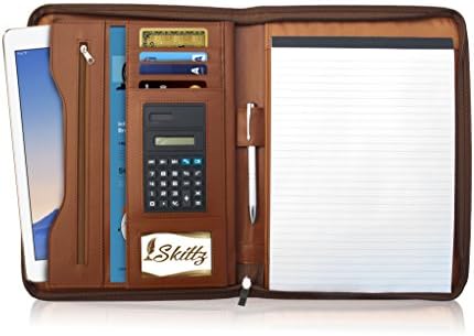 Skittz Zipped A4 Conference Folder Document Holder Organiser ipad Tablet Portfolio