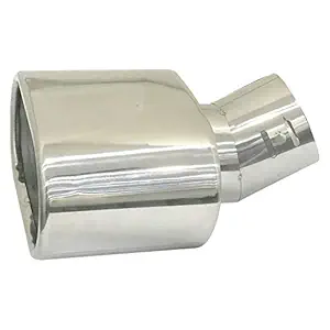 Oshotto Stainless Steel SS-007 CAR Exhaust Silencer Muffler Show (Chrome)