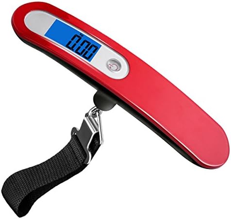 Digital Luggage Scale , Vegbirt Electronic Suitcase Digital Scale , Digital Travel Suitcase Scales with 50kg/110 lb Capacity Backlight LCD Display