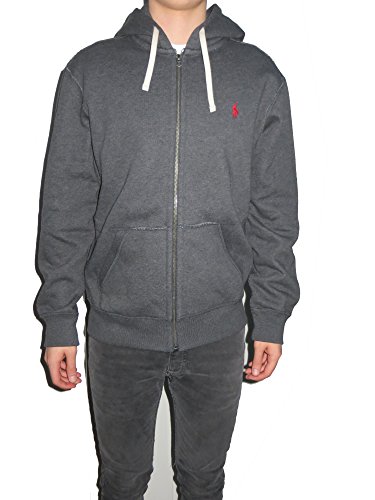 Preisvergleich Produktbild Ralph Lauren Hoodie Jacke Sweatshirt FZ Hood Dunkelgrau Grau (XL)