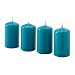 Produktbild IKEA FRAMHALLA Blockkerzen in türkis; (7cm); 4 Stück