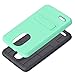 Produktbild QINPIN Brushed Hard PC + Siliconer Hülle für LG K10 2018 / K30 Minzgrün