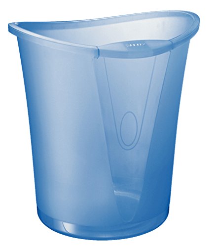 Preisvergleich Produktbild Leitz 6 x Papierkorb Allura 18l kristallblau