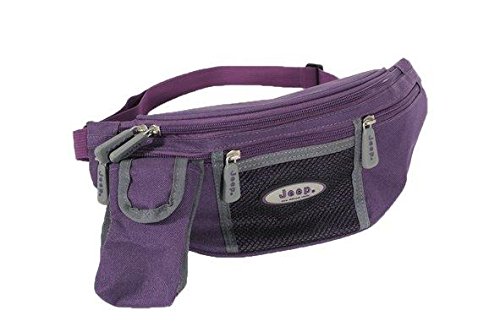 Tough Polyester Jeep Womens Waist Bum Bag Lilac