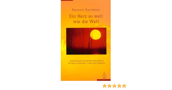 Ein Herz So Weit Wie Die Welt Buddhistische Achtsamkeitsmeditation Als Weg Zur Weisheit Liebe Und Mitgefuhl Amazon De Salzberg Sharon Bucher