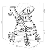 kinderwagen chromgestell rost Umweltschutz PA6 Kunststoff, sicher und umweltfreundlich.