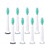 Produktbild Jiaggo 8 Stück Aufsteckbürsten für Philips Sonicare EasyClean Elektrische Zahnbürste HX6511/22 Ersatzbürsten - Standard Größe