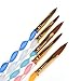 PROFESIONAL 5X 2 Ways Acrylic UV Gel Nail Art Drawing Pen Brush Cuticle Pusher