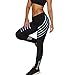 Produktbild Yoga Hoese Yesmile Frauen Yoga Sport Leggings Hight Waist Freizeithosen Weiche Modal Hose für Damen Casual Pants Workout Leggings (Schwarz, L)